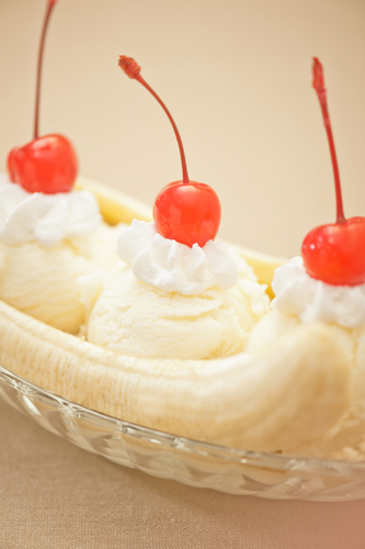 Banana Split Ice Cream