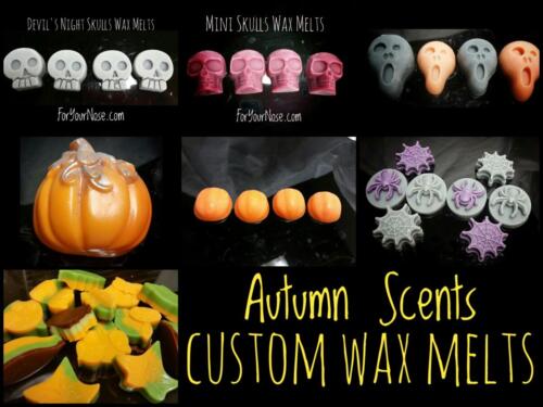 autumn wax melts custom shapes & scents